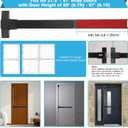 IRONWALLS Surface Vertical Rod Panic Bar 27.5", Commercial Exit Device