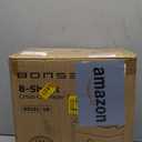 BONSEN Shredder for Home Office, 4 Gallons 8-Sheet Cross Cut Credit Card Shredder, Small Paper Shredder for Home Use, High Security Level P-4, ETL Certification (S3101) (Black)