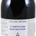 Methylene Blue 1% Solution 33.8 Fl Oz - 1000 ml | Ultra High Purity | USP Pharma Grade Ingredients - Third-Party Tested | Formaldehyde Free | Glass Bottle | Heiltropfen