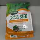 Scotts Turf Builder Grass Seed High Traffic Mix - Grass Seed Plus Lawn Fertilizer and Soil Improver, Self-Repairs, Covers Up To 1,200 sq. ft., 2.4 lb.