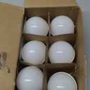 DEBAOBULB6 Pack Rechargeable Emergency Light Bulbs, Battery Powered LED Light Bulb 6000K Daylight E26 120 Volt 9W 60W Equivalent with 1200mAh for Home Power Outage Camping Hurricane