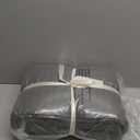 Oversized King Quilt Set 112"x106"  3-Layer Soft Washed Lightweight California King Bedspread, Minimalist Nordic Design, All-Season Quilt Bedding (1 Quilt + 2 Pillow Shams), Tornado Dark Grey