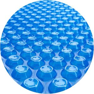 Solar Pool Cover 18 Foot Round, 10Mil Blue Bubble Pool Blanket for Inground & Above-Ground Pools | Solar Heating Cover | UV-Resistant & Energy Efficient