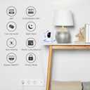 ARENTI 5G Indoor Security Camera, 4MP Pet Camera with Speaker for Dog/Cat, Baby Monitor with Phone App, Dual-Band WiFi, Auto Tracking, Super Night Vision, 2-Way Talk, Cloud & SD Card Storage(P2Q 2PC)