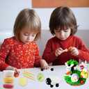 3 x LAHAND Easter Air Dry Clay Kits for Kids,DIY Model Magic Clays,JesusBunnyEggs Craft DIY kit, This Clay Sets Can be Used as Easter Basket Stuffing or Classroom Party Favors