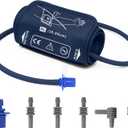 Extra Large Blood Pressure Cuff for Big Arms, XL Bp Cuff(38-55cm) - 6 Different Blood Pressure Connectors are Compatible with Almost All Bp Monitors
