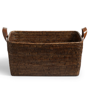 4x Baskets, Brown