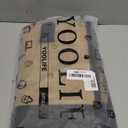 YOOLIFE Personalized Gifts for Women - Initial Jute Tote Bag & Makeup Bag, Birthday Gifts for Women Mom Wife Teacher Friend