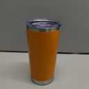 20oz Tumbler with Lid Stainless Steel Tumblers Insulated Mug Orange