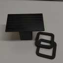 American Flag Metal Trailer Hitch Cover for 2 inch Receiverswith 5/8-Inch Pin Diameter Trailer Hitch Lock  (Black)