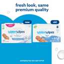 Water Wipes Sensitive+ Newborn & Baby Wipes, 3-In-1 Cleans, Cares, Protects, 99.9% Water, Unscented & Hypoallergenic, 720 Count (12 Packs)