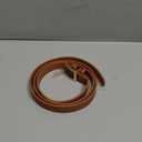 Skinny Black Belts for Women Fashion Ladies Thin Leather Dresses Belt for Jeans Pants 0.7inch Width,brown,L