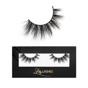 Lilly Lashes Miami Flare 3D Mink Lashes, Mink Eyelashes, The Original Lilly Lash For Wispy & Natural Look, Reusable Eyelashes up to 25x, Fluffy Lashes, Strip Lashes, Lash Glue not Included