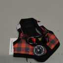 EcoBark Step in Dog Harness - Eco-Friendly Teacup Dog Harnesses for XXS, XS, and Small Dogs - Reflective and Adjustable Mini Body Halter Vest -Tiny Soft Mesh Toy Breed Harness (XXXS, Plaid) (XXXS- 2 to 3 lbs- Chest up to 10 in (Pack of 1), Buffalo Check Plaid)