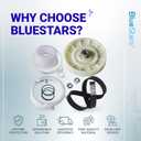 [2026 upgraded] BlueStars W10721967 Washer Pulley Clutch Kit & W10006384 Drive Belt For Whirlpool Kenmore Maytag - Replaces W10006356 W10006354 PS10057144 W10326374 AP6014712 WTW5000DW1 MVWX655DW1