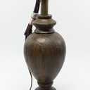 Antique Brown Table Lamp Base with Light Socket, 18"
