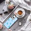 Compatible with iPhone 15 Case Blue Dinosaur for Girls Women