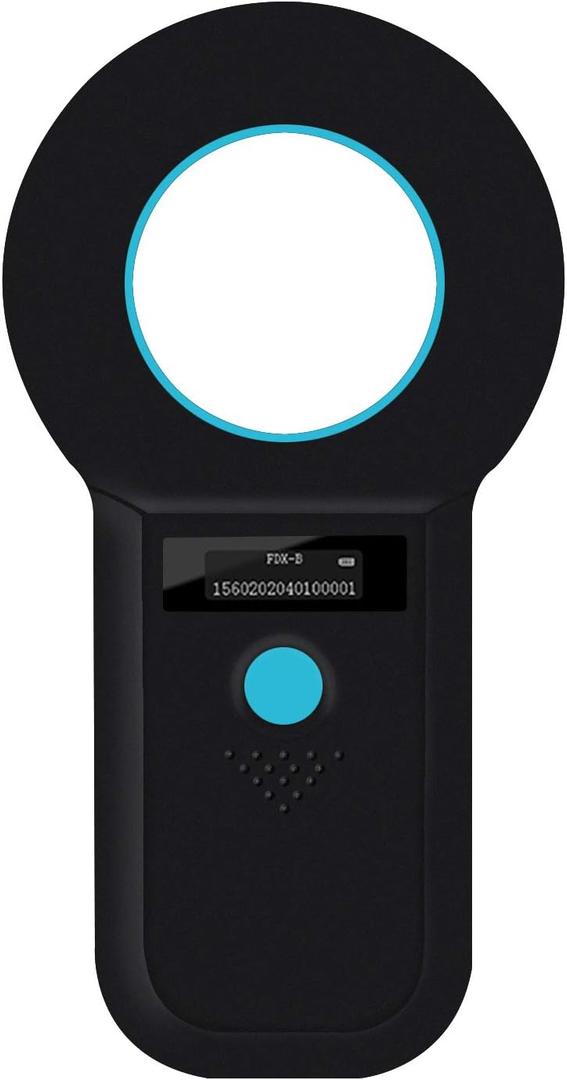 Smoostart Microchip Scanner, 1000 Records Increased Huge Data Storage Upload to PC, Scanning Distance and Speed Increase, Only Compatible with FDX-B/EMID (15/10) Digits Microchips