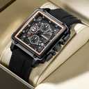 Mens Luxury Military Wrist Watches for Men Waterproof Dress Black Waterproof Work Fashion Sports Watches