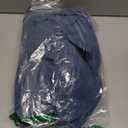 Women's Corduroy Mini Dress Short Sleeve Lapel Zip Up Belted Cowgirl Dresses with Pockets (Large, Blue)