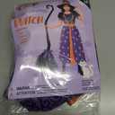 Spooktacular Creations Light Up Witch Costume for Toddler Girls, Fairy Tale Witch Outfit for Kids Halloween Dress Up Parties (Toddler (3-4 yrs), Purple)