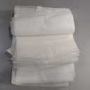 PATIKIL Frosted Zipper Bags, 50 Pack 8 x 6 Inch Resealable EVA Clothes Packaging Bag with Slider Closure and Vent Hole for Small Business T-shirt Packaging Organizing Shipping, Clear