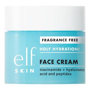 E.l.f. SKIN Holy Hydration! Face Cream, Fragrance Free, Smooth, Non-Greasy, Lightweight, Nourishing, Moisturises, Softens, Absorbs Quickly, Suitable For All Skin Types (1.7 Ounce (Pack of 1))