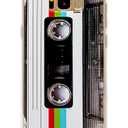 FAteamll Case for Galaxy S8 Plus Matte Finish with TPU Soft Bumper Retro Cassette Tape Case Compatible with Samsung Galaxy S8 Plus