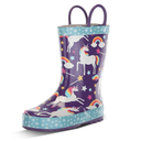 Western Chief Rain Boots with Pull on Handles for Toddlers and Kids - Premium Waterproof Boots for Boys and Girls Size 11