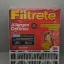 Filtrete NADP03-2PK-2 08189005996 MPR 1000 20 x 25 x 4 (4-3/8 Actual Depth) Micro Allergen Defense Deep Pleat HVAC Air Filter, Uncompromised Airflow, 2-Pack, 20x25x4, No Color, 2 Count (19.9" x 24.6" x 4.3")