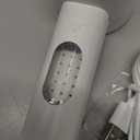 Fabric Shaver, Lint Remover Rechargeable, Electric Portable Sweater Defuzzer with 3 Speeds, 6 Leaf Blades, Digital LED Display to Remove Pilling for Clothes, Furniture, Sweater, Couch, Blanket (White)