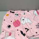 Happy Halloween Dining Chair Covers Set of 2 Stretch Dining Room Chair Seat Covers Removable Washable Kitchen Chair Slipcovers Protector for Holiday Party Home Decor