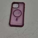 Magnetic for iPhone 13 Pro Max Case, [Compatible with MagSafe][Military Grade Drop Protection][Heavy Duty Protection][Non-Slip][Shockproof] 2-Layer Durable Bumper Phone Case 6.7''-Red