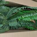 36In Artificial Boston Ferns Bush, Set of 2 Large Faux Ferns Plants, 39 Branches Fake Ferns Vines for Home Living Room Decor, Indoor and Outdoor