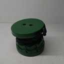 Boreeman Upgraded Folding Stool Lightweight Yet More Sturdy with Load Capacity 400lbs Portable Collapsible Stool for Camping Fishing Hiking BBQ (Army Green)