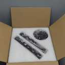 Side Table- Narrow Side Table, Small End Table, Black Luxury Living Room Side Tables for Small Spaces for Living Room, Bedroom, Bathroom, Corners and Office