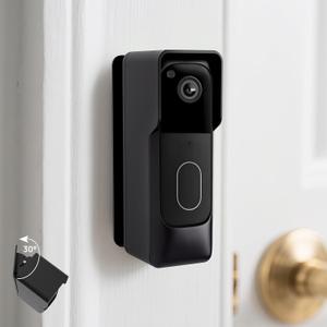 Blink Doorbell Camera Mount for 2nd Gen 2025 (newest model) 0-45 Adjustable Angle Anti-Theft Mount, No-Drill Easy Installation, Holder Compatible with Blink Video Doorbell Gen 2