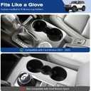 1797 Cup Holder Insert fit for Ford Bronco 2021 2022 2023 2024 2025 Accessories Interior Center Console Silicone (Not for Bronco Sport)