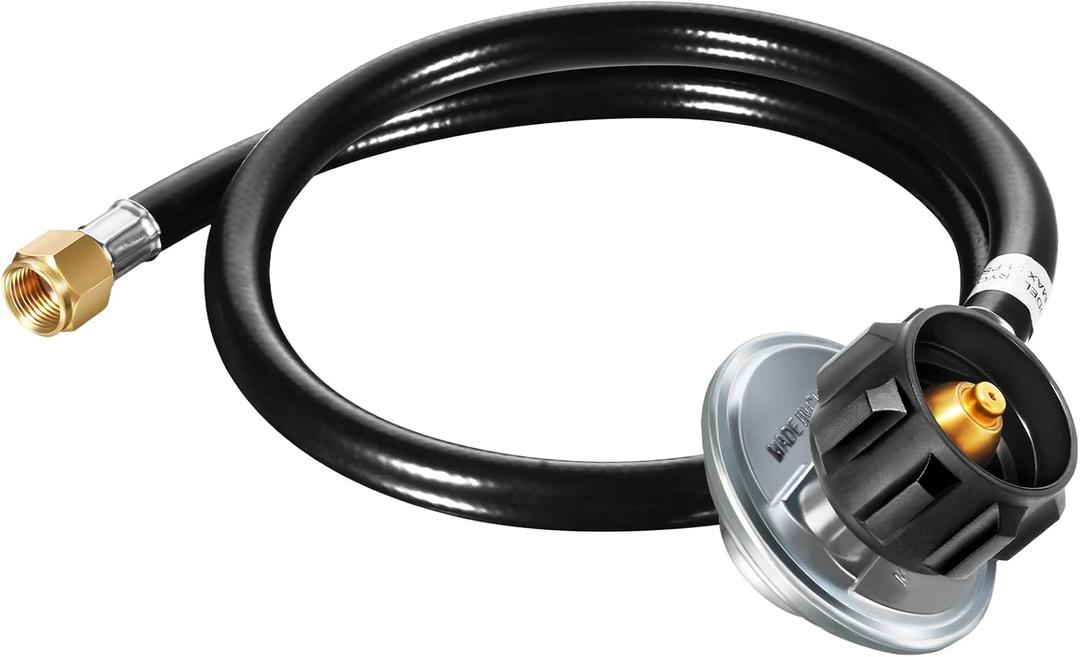 GasSaf 3 Feet for Weber Hose and Regulator Kit, Gas Regulator Hose Suitable for Weber Spirit/Spirit II/Genesis Grill Replacement Part
