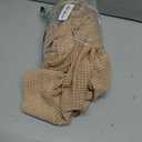 Dokotoo Womens Waffle Knit Shacket Jacket Casual Long Sleeve Button Down Shirts Dressy Blouses Tops M