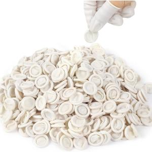 Finger Cots Finger Gloves Disposable(Approx 240pcs),Medium Finger Protectors,Finger Covers Protection for Finger Tips,Thumb Protector for Electronic Repair, Handmade, Industrial Apply