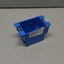 Carlon B114R-UPC Switch/Outlet Box, Old Work, 1 Gang, 4-1/8-Inch Length by 2-1/4-Inch Width by 2-3/4-Inch Depth, Blue