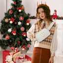 2 x Birthday Gifts Personalized Graduation Gifts for 4 5 6 7 8 9 10 11 12 13 14 Year old Girls Teen Sister Kid Initial Letter Fanny Pack Trendy Stuff White Letter U