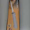 Electric Knife, Electric Bread Knife with 4 Stainless Steel Blades, Safety Lock Switch, Electric Cutting Knife for Meats, Poultry, Bread, Cheese & More (Gray)