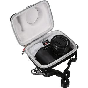 FBLFOBELI EVA Hard Portable Carrying Case for Sony Alpha a6000/a6400/a6600/a6100/a5100 Mirrorless Digital Camera (Case Only)