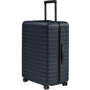 Away Large Checked Luggage, 29 Inch Hardside Suitcase with Spinner Wheels, Lightweight & Durable, TSA Lock, Navy Blue