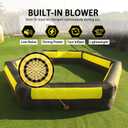 17FT Gaga Ball Pit Portable,Inflatable Gaga Ball Pit with Blower for Indoor Outdoor School Family Activities Giant Inflatable Sport Games for Kids and Adult