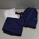 Boys Formal Suit 4 Pieces Set Ring Bearer Outfit Wedding Party Gentleman Tuxedo Dress Up Costume (12, Navy Blue(bowtie))