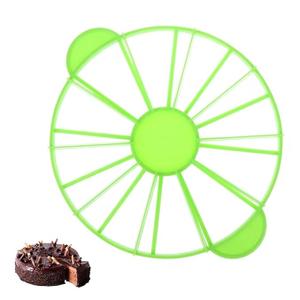 Round Cake Slice & Pie Slicer Marker, Cake Divider, Cheesecake Cutter, Double Sided Cake Portion Marker, 10 or 12 Slices-Works for Cakes Up To 16-Inches Diameter