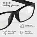 Gaoye Reading Glasses Men/Women, Eyeglasses, Blue Light Readers for Men/Women, Computer Eye Glasses, Cheaters, +0.5x